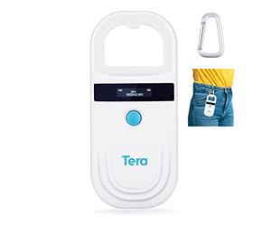Tera Animal Chip Scanner Portátil RFID Animal Chip ID Scanner con pantalla OLED recargable para la identificación de animales EMID FDX-B(ISO11784/85)