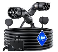 Tera Cable EV Tipo 2 3,6 kW 16 A 7 m 1 Fase Mennekes IP55 Carga Rápida Coche Eléctrico EV/PHEV Con Instrucciones