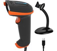 Tera Lector de Código de Barras 1D 2D QR con Cable con Indicador de Nivel de Batería Escáner de Código de Barras Impreso Digital, A Prueba de Polvo, Impermeable, IP65 Plug and Play, Modelo D5100Y-Z
