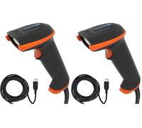 Tera Lector de código láser 1D Escáner de código de Barras con Cable de Mano A Prueba de Polvo A Prueba de Golpes Impermeable IP65 Compatible con iOS Windows para Biblioteca/Tienda,L5100Y