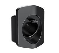 Tera Soporte EV para Conector Tipo 2, Soporte de Pared & Porta-Cables para Cables de Carga de hasta 7,5 m, Material Robusto y Resistente a la Intemperie, Accesorio Organizador Negro