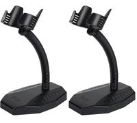 Tera Soporte Universal para Lector de código de Barras, Soporte para Escáner de código de Barras, Cabezal Ajustable en ángulo y Altura para Tienda, supermercado y almacén de logística (Paquete de 2)