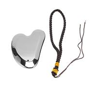 Terahertz Stone Gua Sha Herramientas de Raspado, Gua Sha Herramienta Facial Jade Stone Guasha Board Jade Roller para SPA Acupuntura Punto de Activación Masaje, con Cordón