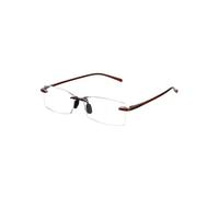 TERAISE Gafas de lectura sin borde Cómodo Ligero Lector sin marco 3PCS hombre y mujer Gafas lectura anti luz azul(2.0X)