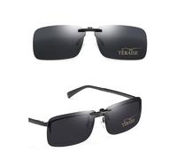 TERAISE Gafas de sol con clip polarizadas sobre gafas recetadas anti-Glare UV400 para hombres para mujeres conduciendo deportes al aire libre