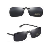 TERAISE Gafas de sol con clip polarizadas sobre gafas recetadas anti-Glare UV400 para hombres para mujeres conduciendo deportes al aire libre