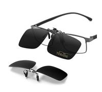 TERAISE Gafas de sol con clip polarizadas sobre gafas recetadas anti-Glare UV400 para hombres para mujeres conduciendo deportes al aire libre