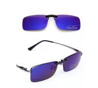 TERAISE Gafas de sol con clip polarizadas sobre gafas recetadas anti-Glare UV400 para hombres para mujeres conduciendo deportes al aire libre