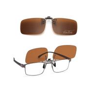 TERAISE Gafas de sol con clip polarizadas sobre gafas recetadas anti-Glare UV400 para hombres para mujeres conduciendo deportes al aire libre