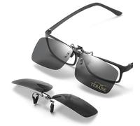 TERAISE Gafas de sol con clip polarizadas sobre gafas recetadas anti-Glare UV400 para hombres para mujeres conduciendo deportes al aire libre