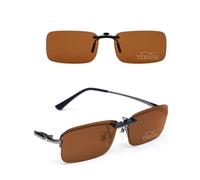 TERAISE Gafas de sol con clip polarizadas sobre gafas recetadas anti-Glare UV400 para hombres para mujeres conduciendo deportes al aire libre