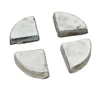 Teramico Posavasos con Patas para macetas/macetas, Color Azul, Antracita y Blanco, gres esmaltado, Absolutamente Resistente a Las heladas (20 Unidades), Color Gris y Blanco