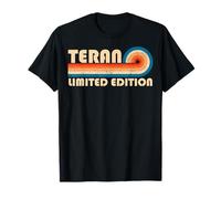 TERAN Surname Retro Vintage 80s 90s Birthday Reunion Camiseta