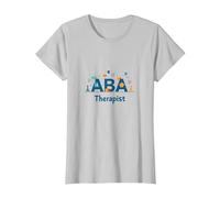 Terapeuta ABA: Empoderando a los Profesionales de Apoyo al Autismo Camiseta, Mujer, Plata, 3XL