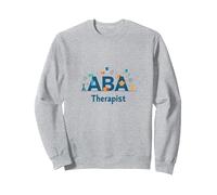 Terapeuta ABA: Empoderando a los Profesionales de Apoyo al Autismo Sudadera, Unisex para Adultos, Gris Jaspeado, M