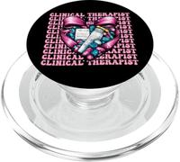 Terapeuta clínico Terapia clínica Medicamentos Girl Coquette PopSockets PopGrip para MagSafe
