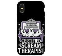 Terapeuta de gritos certificado Halloween Carcasa para iPhone X/XS