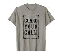 Terapeuta de Salud Mental Motivacional Vintage Protege tu Calma Camiseta