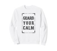 Terapeuta de Salud Mental Motivacional Vintage Protege tu Calma Sudadera