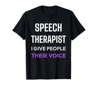 Terapeuta del Habla le doy a la Gente su Voz SLP Camiseta