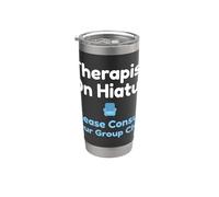 Terapeuta En Hiato Consultar Grupo Chat Terapia Humor Vaso térmico de acero inoxidable de doble pared