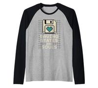 Terapeuta Gamer Controlador Emocional Jugador Salud Mental Diversión Camiseta Manga Raglan