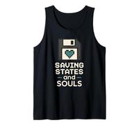 Terapeuta Gamer Controlador Emocional Jugador Salud Mental Diversión Camiseta sin Mangas