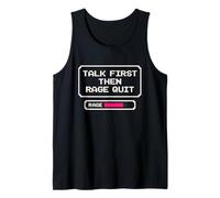 Terapeuta Gamer Controlador Emocional Jugador Salud Mental Diversión Camiseta sin Mangas