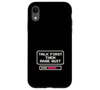 Terapeuta Gamer Controlador Emocional Jugador Salud Mental Diversión Carcasa para iPhone XR