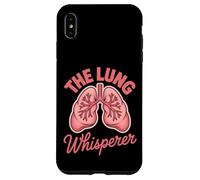 Terapeuta respiratorio susurrador pulmonar Carcasa para iPhone XS MAX