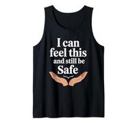 Terapia Afirmación Mindfulness Cita Los sentimientos son válidos Camiseta sin Mangas