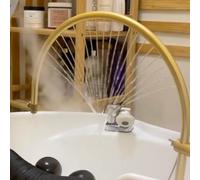 Terapia de Agua portátil Rejilla de circulación de Agua con Estructura de Cascada para Lavabo de champú, Terapia de Agua, circulación de Salida para Silla de salón.