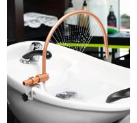 Terapia de Agua portátil Rejilla de circulación de Agua, Marco de circulación de Agua, Accesorios para la Cama de champú, con Anillos de retención de fijación de Metal, diseño de Arco, 21 or
