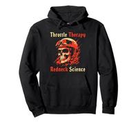 Terapia de Garaje del Acelerador Redneck Science Motorcycle Mechanic Sudadera con Capucha