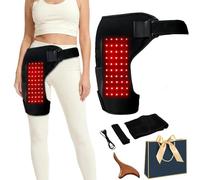 Terapia De Luz Roja Con Soporte For Cadera, Dispositivo De Tratamiento De Ciática La Menopausia, Correas Ajustables De Soporte For La Cadera Que Mejoran La Movilidad(Red Light Massage)