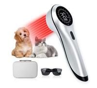 Terapia de luz roja infrarroja para mascotas, dispositivo de terapia láser frío Ariysah con cubierta magnética, dispositivo de terapia de luz portátil para el hogar, adecuado para aliviar el dolor