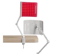 Terapia de luz roja para cara, 96 LED curvados de silicona infrarroja con soporte y cinturón, multifunción de 660 nm 850 nm, terapia de luz infrarroja roja para cara, cuerpo, salud de la piel, alivio