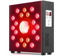 Terapia de luz roja para cuerpo, 630 nm, 670 nm, 850 nm, panel de terapia de luz infrarroja cercana, mejora el sueño, la salud de la piel, incluye kit para colgar y asa