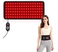 Terapia de luz roja para cuerpo, cuenta LED de 660 nm y 850 nm con controlador, terapia de luz infrarroja para aliviar el dolor corporal