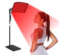 Terapia de luz roja para dispositivo corporal, terapia de luz infrarroja con soporte, luz roja de 660 nm y lámpara de luz infrarroja cercana de 850 nm para aliviar el dolor corporal, cuidado de la