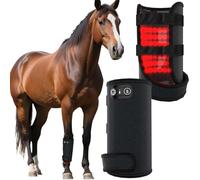 Terapia de Luz Roja para la Pierna de los Caballos, 105 LEDs Inalámbrico Portátil Caballo de Terapia de Luz LED Botas Supprt piernas, para la Recuperación del Rendimiento Equino, 15/30/45min Timer