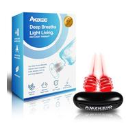 Terapia de luz roja para nariz, dispositivo nasal LED para alivio de los senos nasales y comodidad de la nariz seca, terapia de luz recargable por USB para apoyo nasal, diseño portátil para el hogar