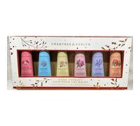 Terapia de manos Crabtree & Evelyn, paquete de 6 (25 g cada uno) (Summer Hill La Source, lavanda, granada, arg n, semilla de uva, pera, magnolia