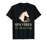 Terapia de masaje equino Cuidado del caballo Animal Body work Humor Camiseta