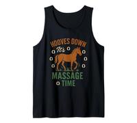 Terapia de masaje equino Cuidado del caballo Animal Body work Humor Camiseta sin Mangas