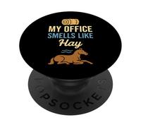 Terapia de masaje equino Cuidado del caballo Animal Body work Humor PopSockets PopGrip Adhesivo