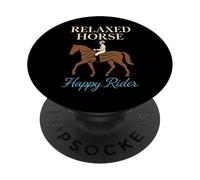 Terapia de masaje equino Cuidado del caballo Animal Body work Humor PopSockets PopGrip Adhesivo