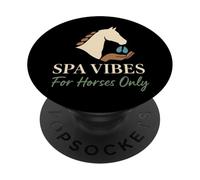 Terapia de masaje equino Cuidado del caballo Animal Body work Humor PopSockets PopGrip Adhesivo