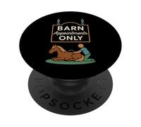 Terapia de masaje equino Cuidado del caballo Animal Body work Humor PopSockets PopGrip Adhesivo
