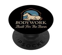 Terapia de masaje equino Cuidado del caballo Animal Body work Humor PopSockets PopGrip Adhesivo